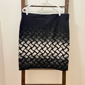 Knit midi pencil skirt NWOT